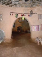 Adobe house kitchen